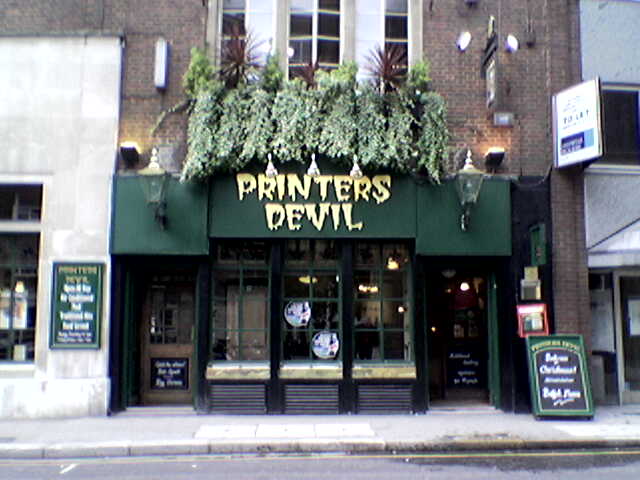 The Printers Devil The Printers Devil